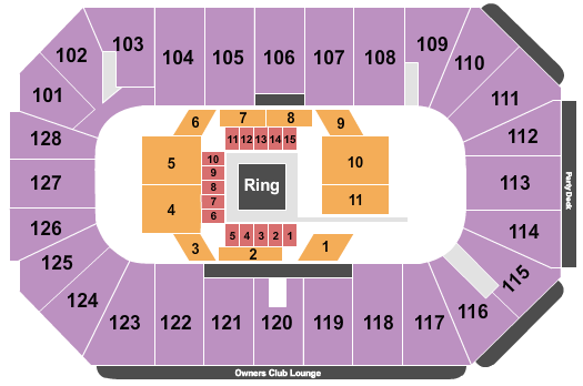 Comerica Center Boxing 2 Seating Chart