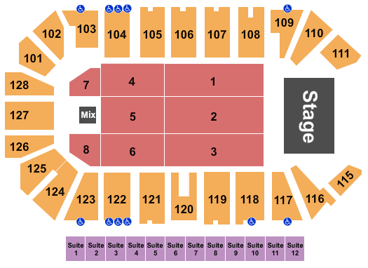 Comerica Center Sukhwinder Singh Seating Chart