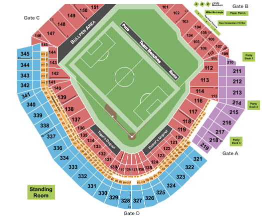 Comerica Park Soccer Seating Chart