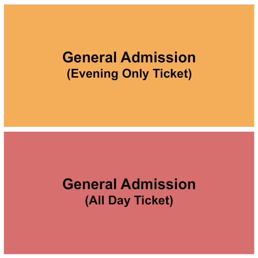 Commemoration Park All Day GA/Evening GA Seating Chart