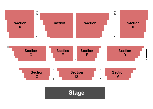 Commerce Casino Endstage Seating Chart