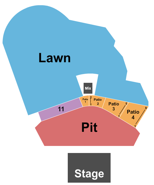 CommonSpirit Health Stage at Gatton Park Seating Chart