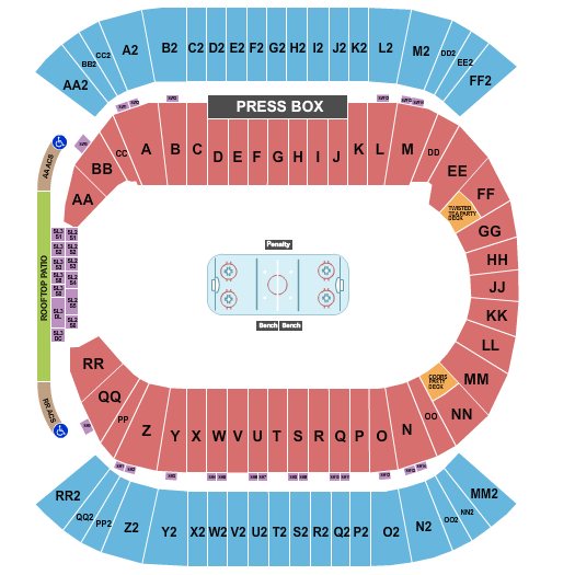 Commonwealth Stadium - Edmonton Hockey Seating Chart