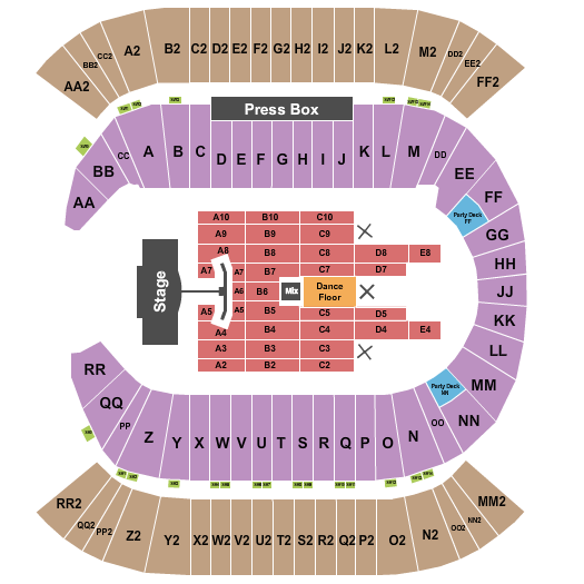 Commonwealth Stadium - Edmonton Pink Seating Chart