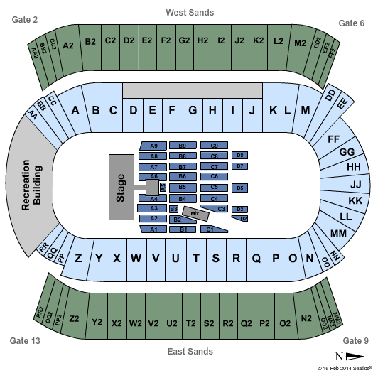 Commonwealth Stadium - Edmonton AC/DC Seating Chart