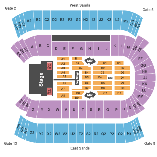 Commonwealth Stadium - Edmonton Beyonce Seating Chart