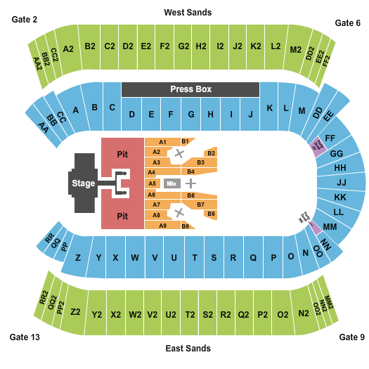 Commonwealth Stadium - Edmonton Luke Combs Seating Chart
