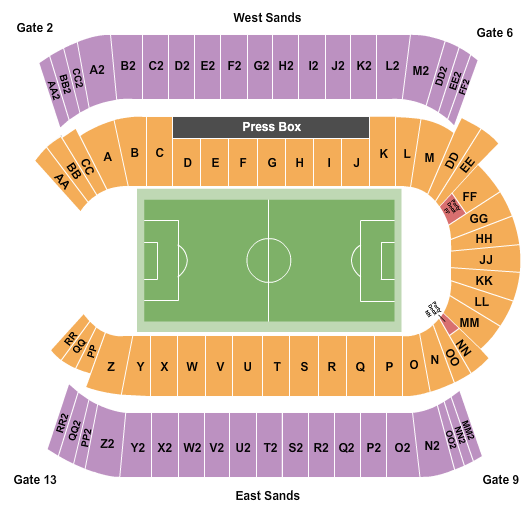 Commonwealth Stadium - Edmonton Soccer Seating Chart