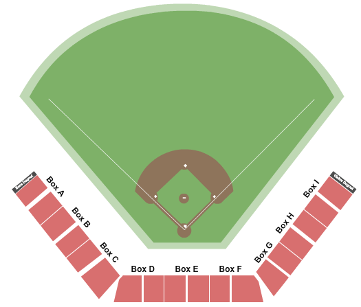 Community Field Baseball Seating Chart