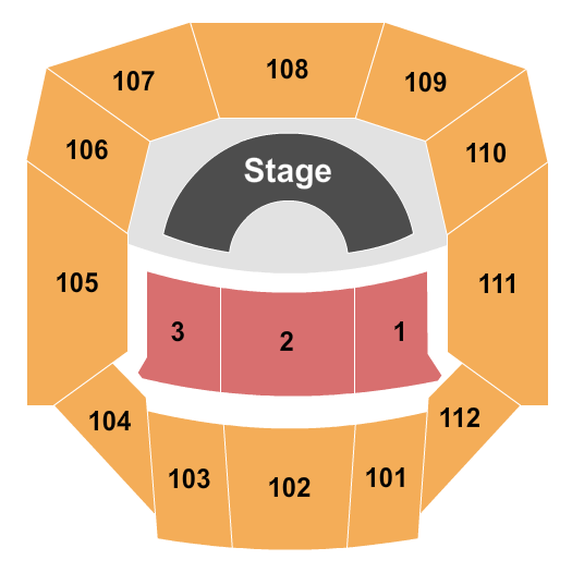 Concert Hall At BYU Music Building End Stage Seating Chart