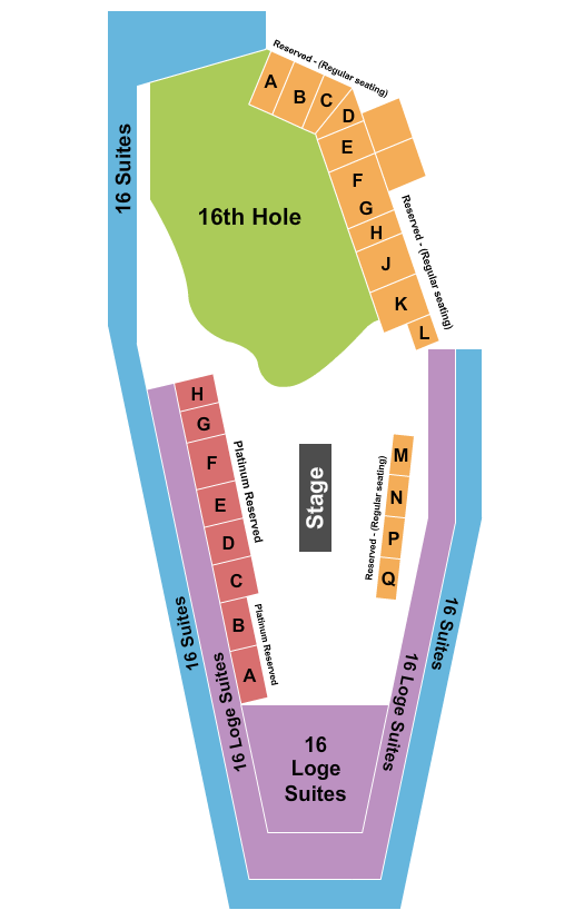 Concert in The Coliseum at TPC Scottsdale Concert In The Coliseum Seating Chart