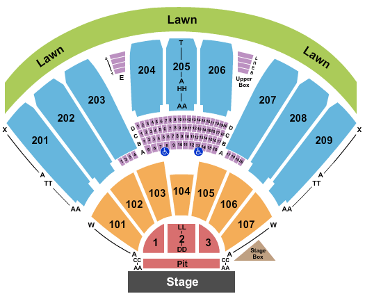 Concord Seating Chart