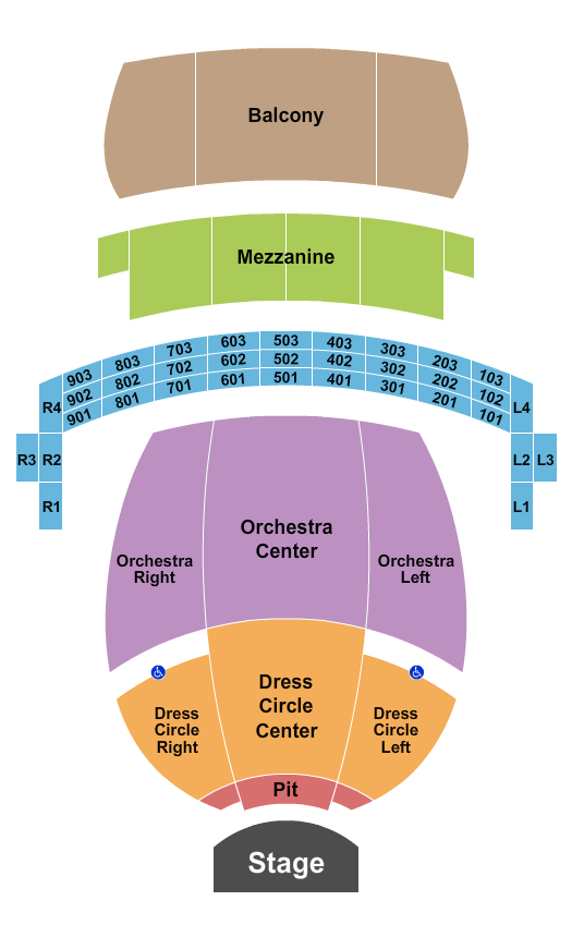 Connor Palace Theatre Seating Chart