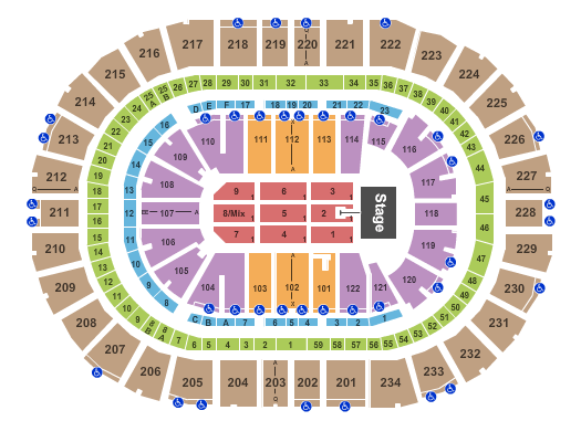 PPG Paints Arena Barry Manilow Seating Chart