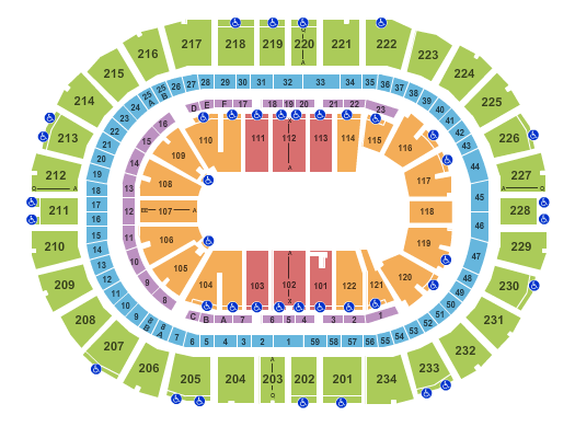 PPG Paints Arena How to train your dragon Seating Chart