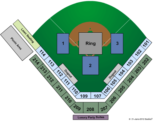 Wild Things Park Wrestling Seating Chart