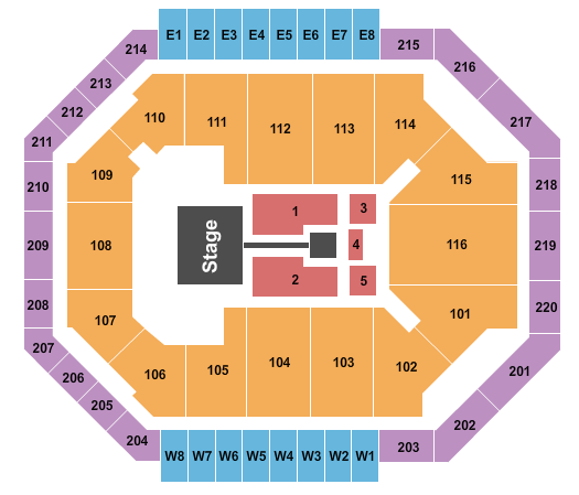 Chartway Arena at Ted Constant Convocation Center Casting Crowns Seating Chart