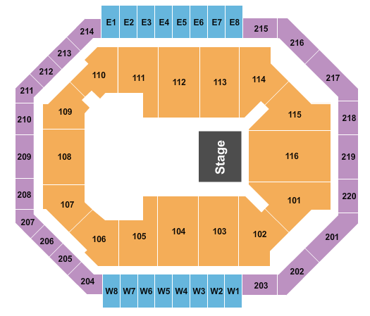 Chartway Arena at Ted Constant Convocation Center Jo Koy Seating Chart