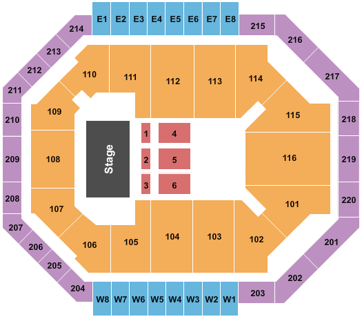 Chartway Arena at Ted Constant Convocation Center PJ Masks Seating Chart