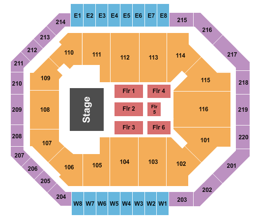Chartway Arena at Ted Constant Convocation Center Tyler Perry Seating Chart