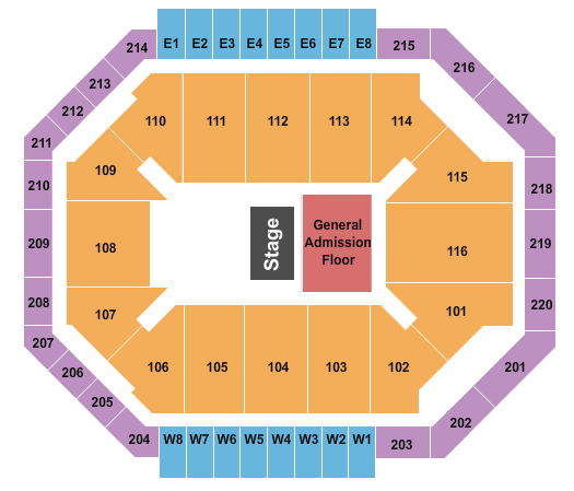 Chartway Arena at Ted Constant Convocation Center Old Dominion Seating Chart