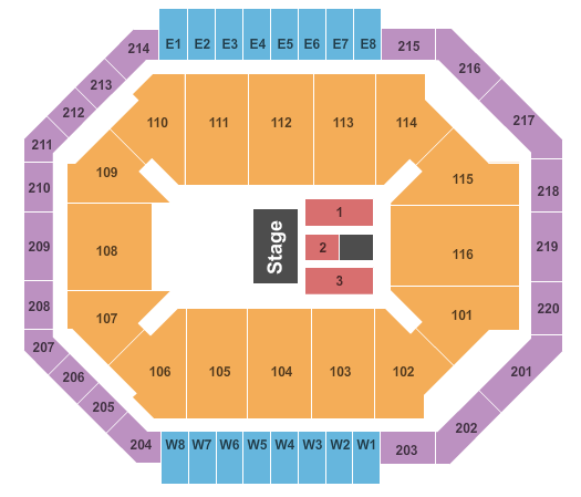 Chartway Arena at Ted Constant Convocation Center Ringo Starr Seating Chart