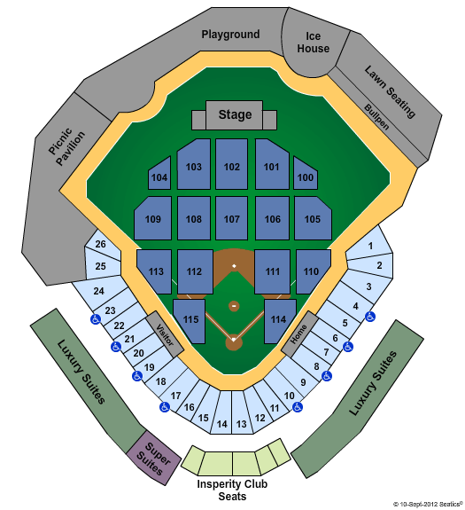 Constellation Field Standard Seating Chart