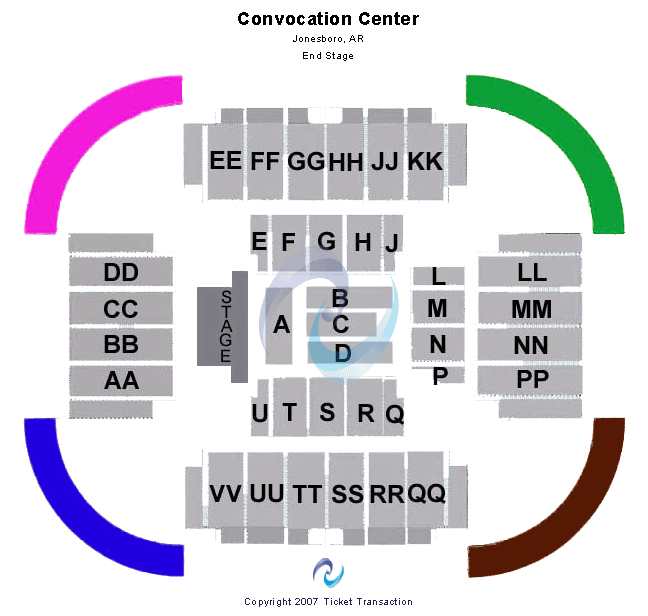 First National Bank Arena Standard Seating Chart