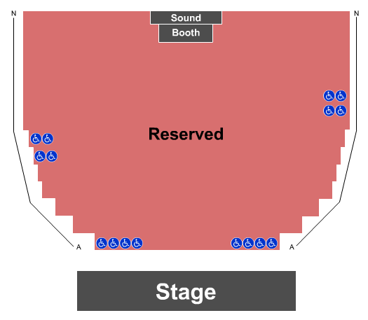 Cookeville Performing Arts Center Endstage 3 Seating Chart