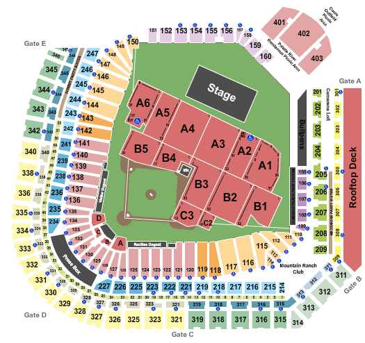 Coors Field Eagles Seating Chart