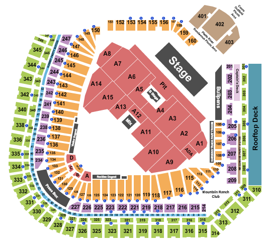 Coors Field Seating Chart
