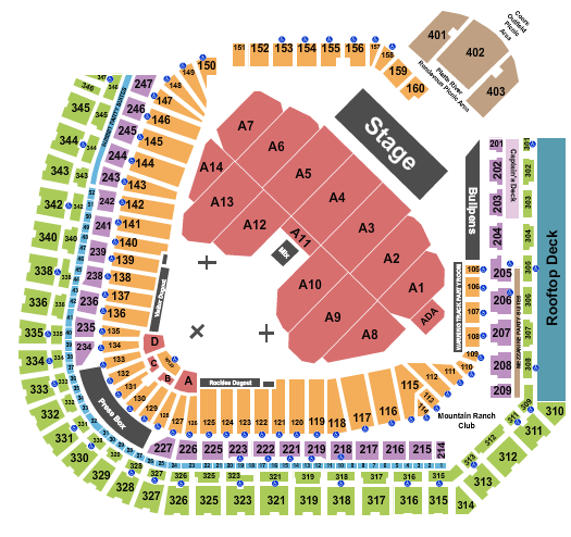 Coors Field Seating Chart