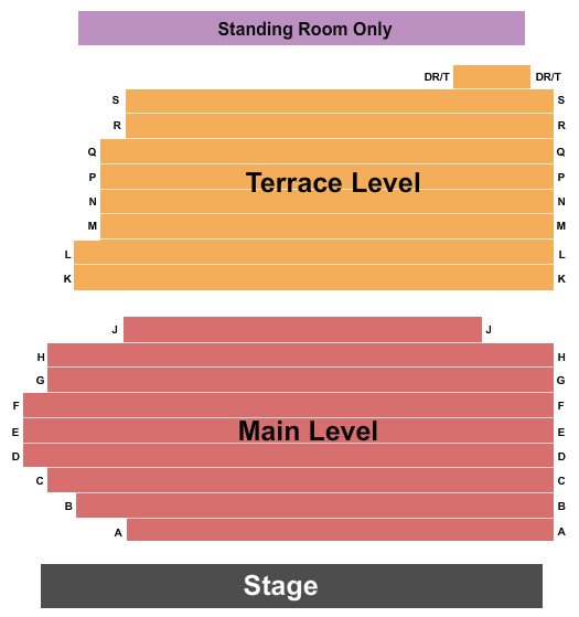 Copaken Stage At Kansas City Repertory Theatre Endstage 2 Seating Chart