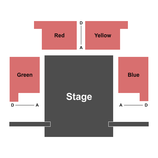 Wheelice Wilson Jr. Theatre at Coppell Arts Center End Stage Seating Chart