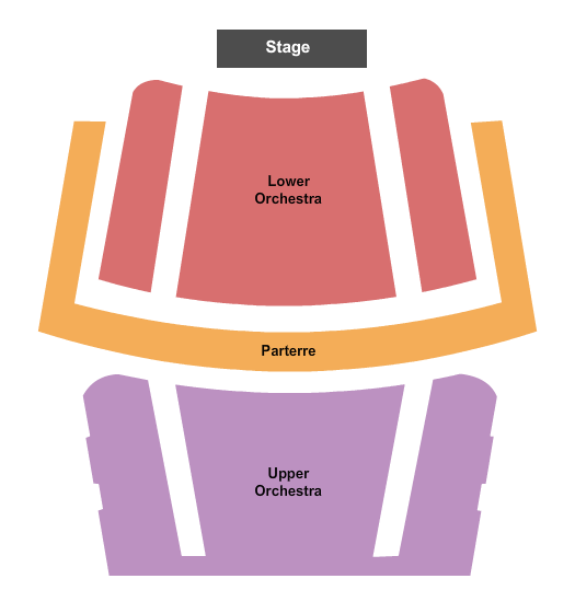 Coppell Arts Center - Main Hall Endstage Seating Chart