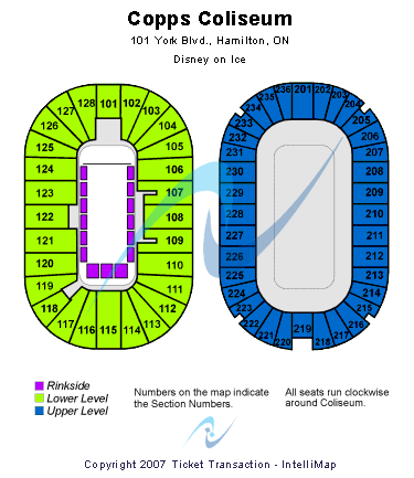 FirstOntario Centre Disney On Ice Seating Chart
