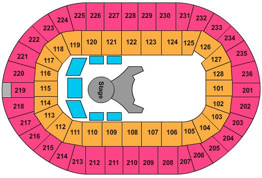 FirstOntario Centre Quidam Seating Chart