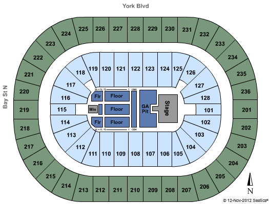 FirstOntario Centre Eric Church Seating Chart