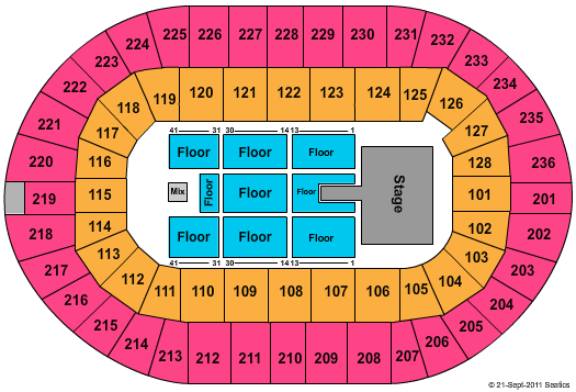 FirstOntario Centre Selena Gomez Seating Chart