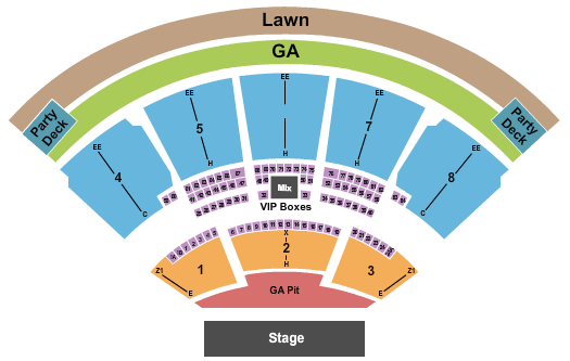 iTHINK Financial Amphitheatre Disrupt Seating Chart