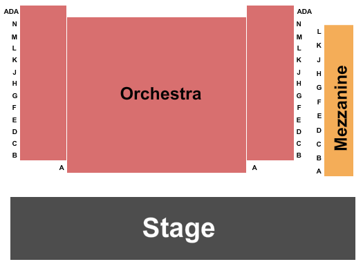 Coralville Center for the Performing Arts Endstage Seating Chart