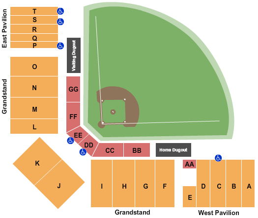 Hi Corbett Field Baseball Seating Chart