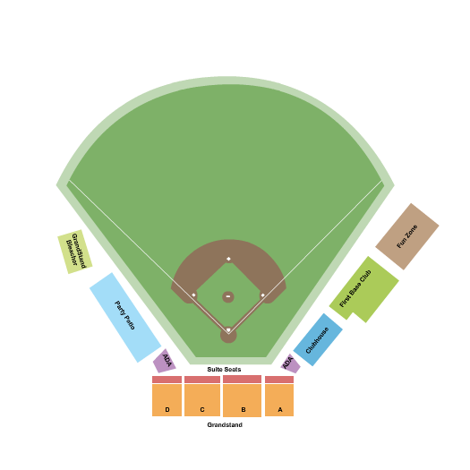 Corbett Field - Minot Baseball Seating Chart