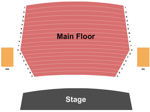 Corner Brook Arts & Culture Centre End Stage Seating Chart