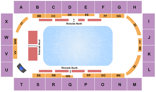 Cornwall Civic Complex & Convention Centre Cirque Axel Seating Chart