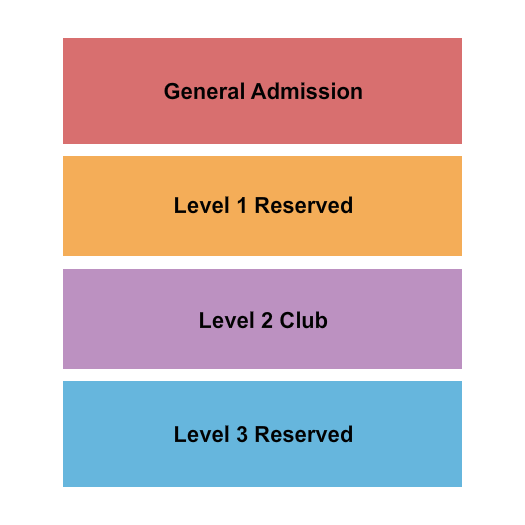 Cosm Dallas GA/Level Reserved Seating Chart