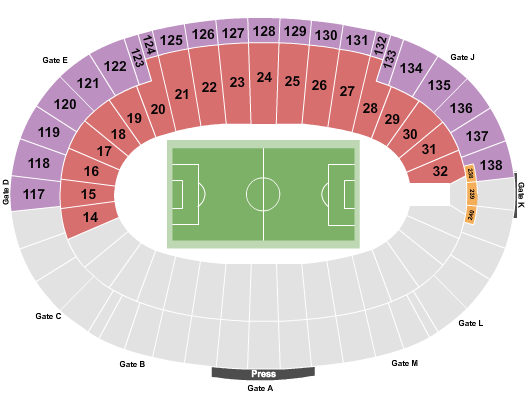 Cotton Bowl Stadium Soccer 3 Seating Chart