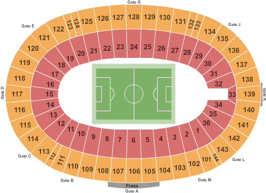 Cotton Bowl Stadium Seating Chart for Soccer Games