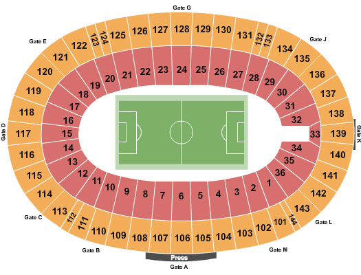 Cotton Bowl Stadium Soccer Seating Chart