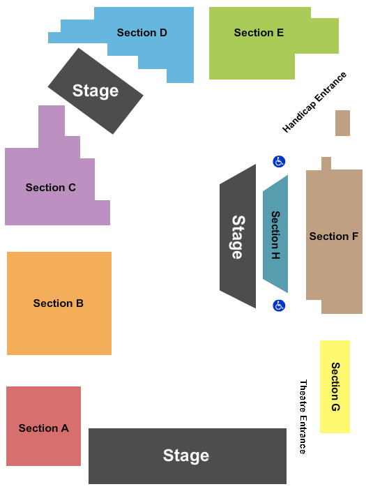 Cotton Hall Theatre Seating Map